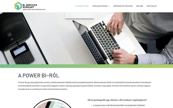 Zrzut ekranu biserviceshungary.hu