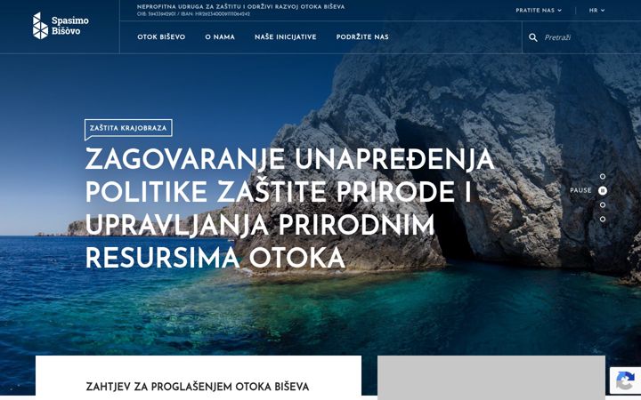 Zrzut ekranu bisevo.hr