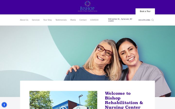 Screenshot of bishopcare.net