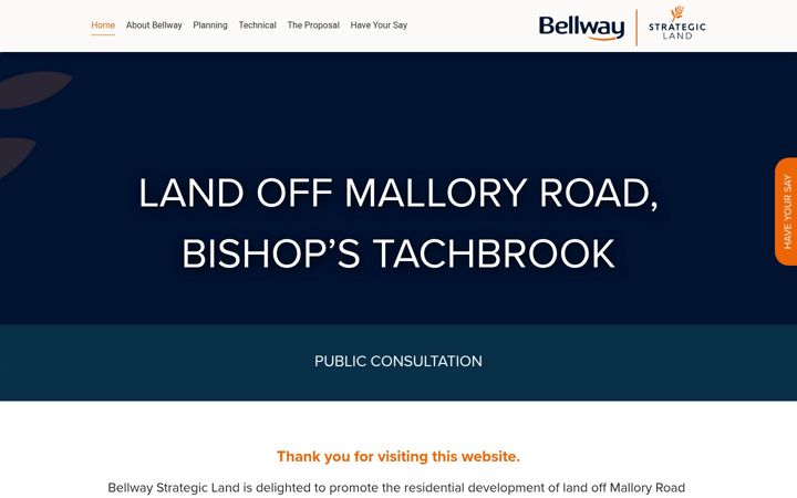 Screenshot of bishopstachbrook-malloryroad.co.uk