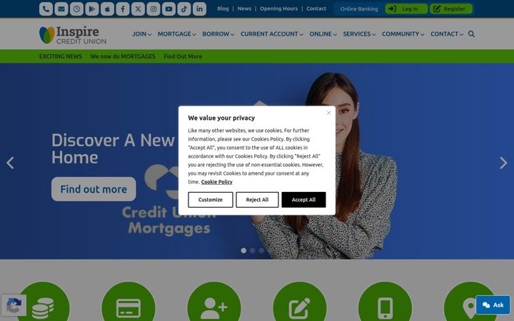 Screenshot stránky bishopstowncu.ie