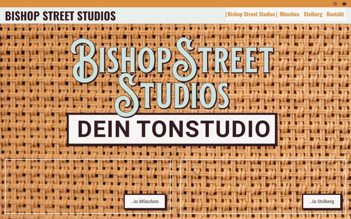 Screenshot stránky bishopstreetstudios.com