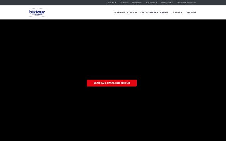 Screenshot stránky bisicur.com