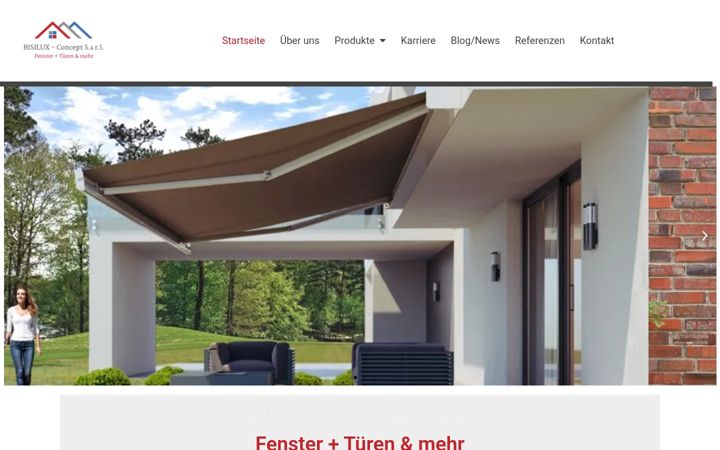 Screenshot of bisilux-concept.lu