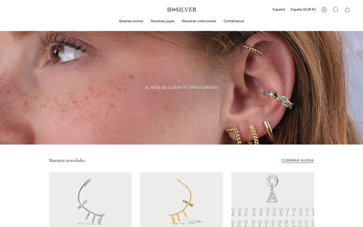Screenshot of bisilver.eu
