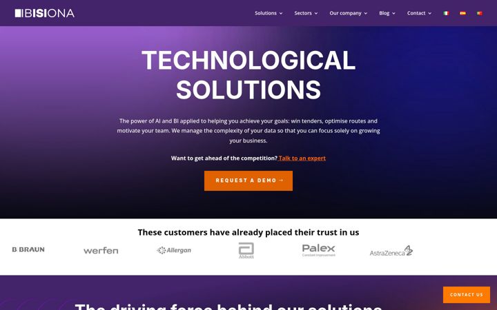 Screenshot of bisiona.com