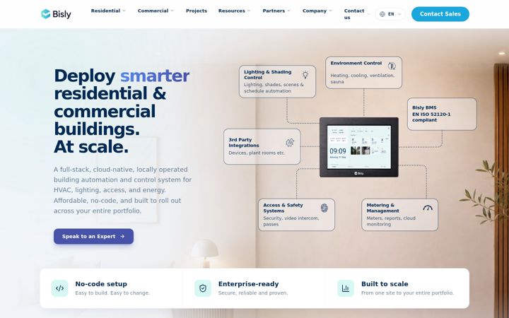 Screenshot of bisly.com