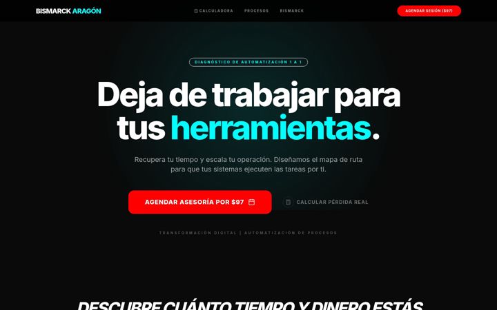 Screenshot of bismarckaragon.com