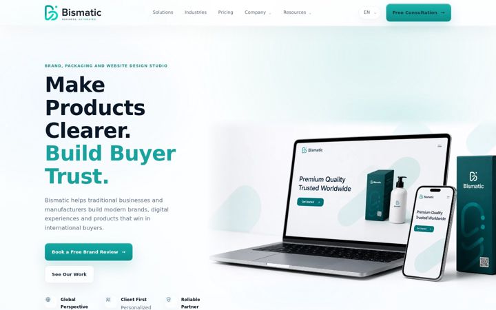 Screenshot of bismatic.com