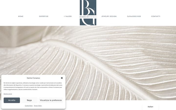 Screenshot of bisogliogioielli.it