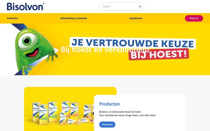 Screenshot του bisolvon.nl