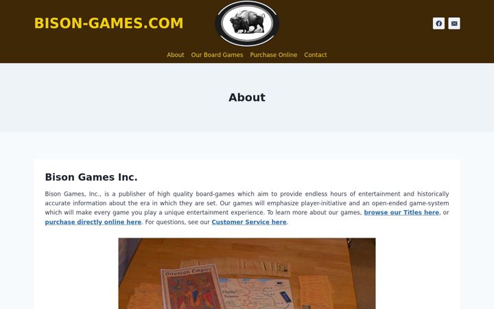 Captura de pantalla de bison-games.com