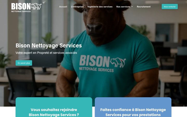 Screenshot of bison-nettoyage-services.fr