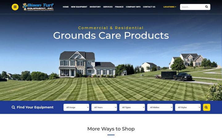 Screenshot of bisonturf.com