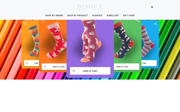 Screenshot of bisouxjewellery.co.uk