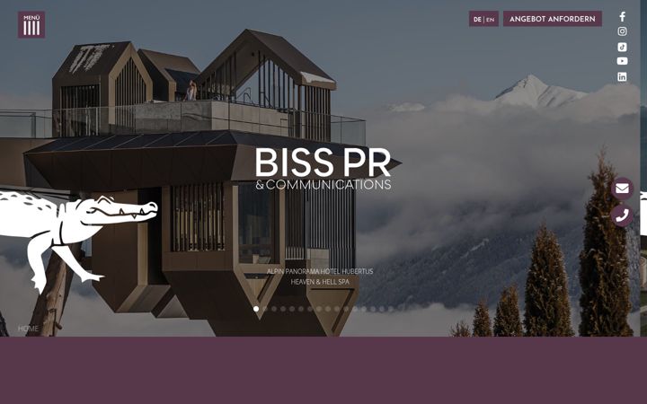 Screenshot of biss-pr.de