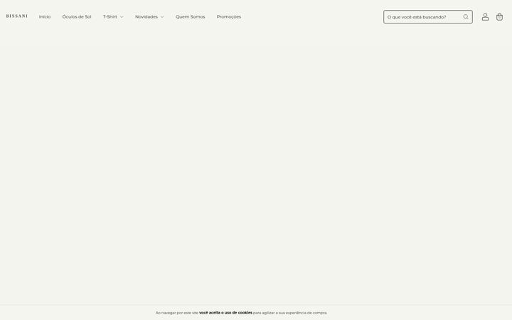 Screenshot of bissani.com.br