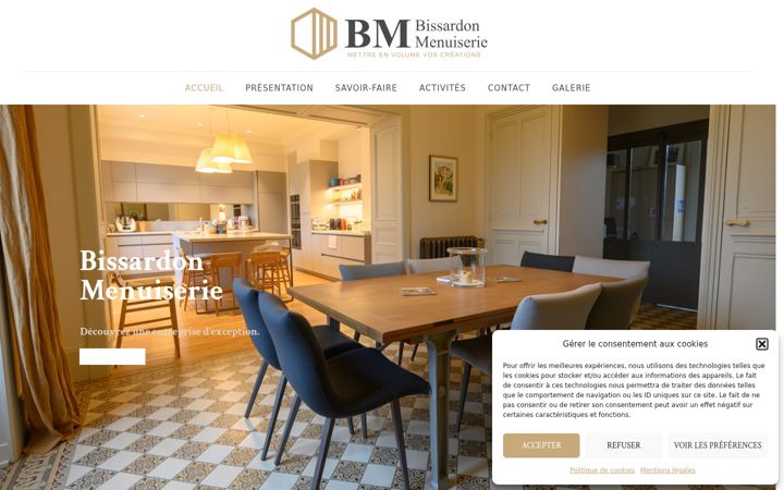 Screenshot of bissardon.eu