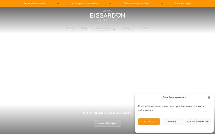 Screenshot of bissardon.fr