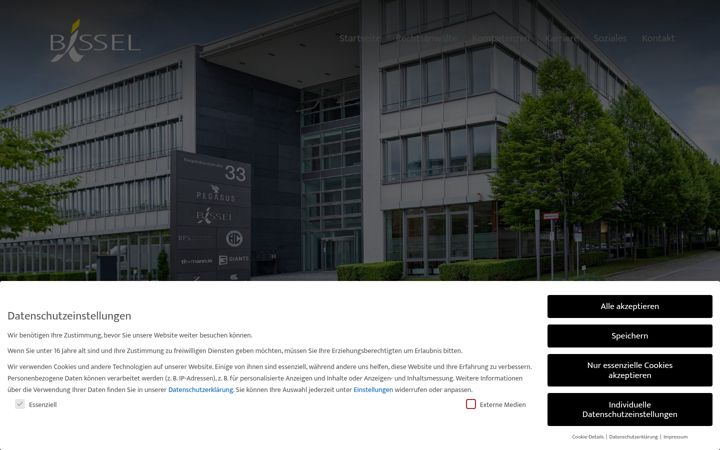 Screenshot of bissel.de