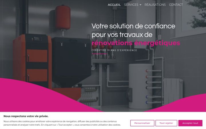 Screenshot of bissiere.com