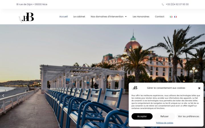 Screenshot of bisson-avocat.fr