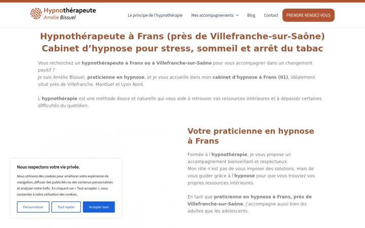 Snimka zaslona za bissuel-hypnose.fr