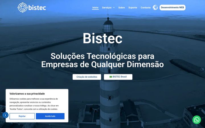 Captură de ecran a bistec.com.pt