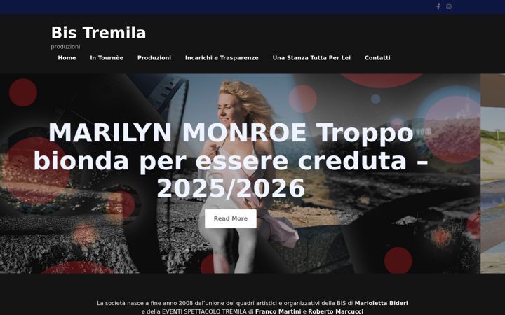 Screenshot του bistremila.it