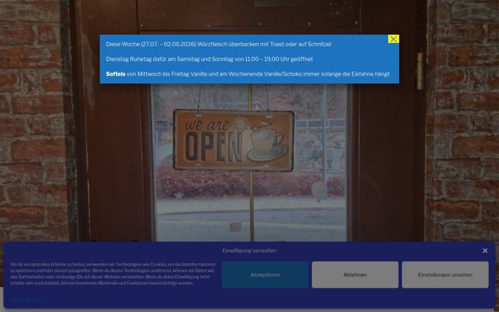 Captura de pantalla de bistro-bluebutterfly.de