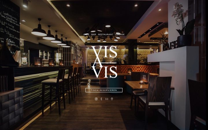 Screenshot of bistro-visavis.de