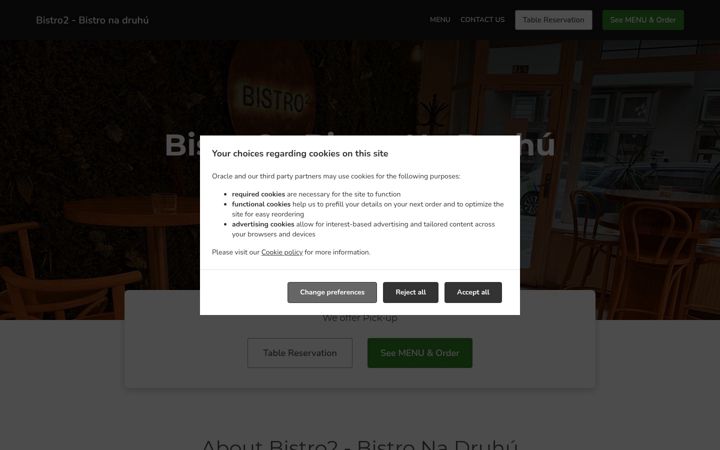 Screenshot of bistro2.sk