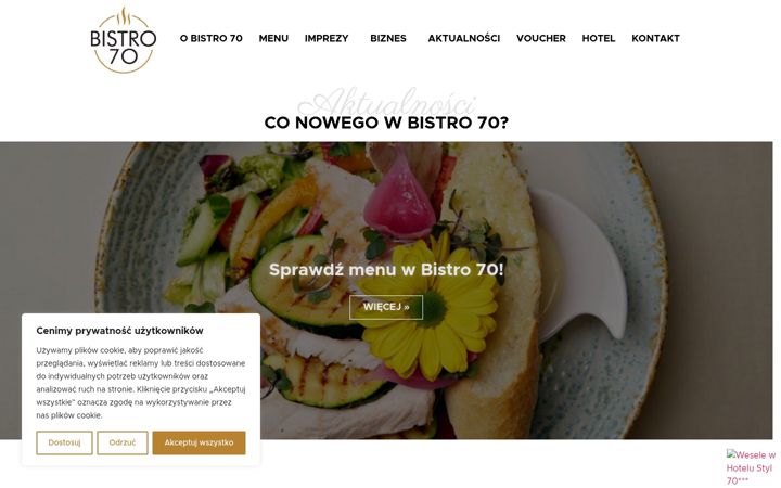 Screenshot of bistro70.pl
