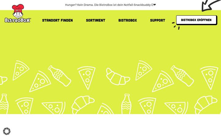 Screenshot of bistrobox.com