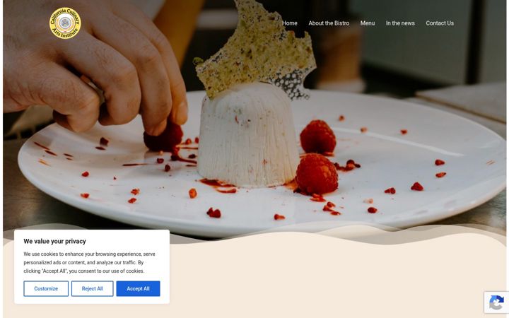 Screenshot of bistroccai.com