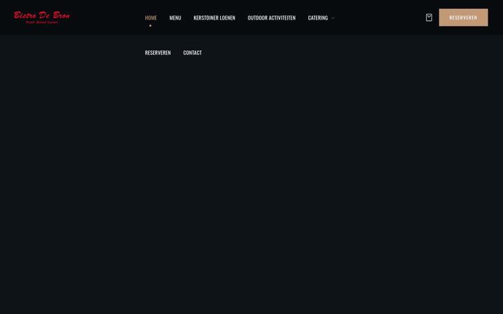 Screenshot of bistrodebron.nl