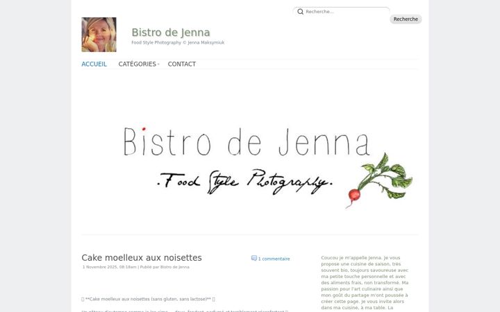 Screenshot of bistrodejenna.com