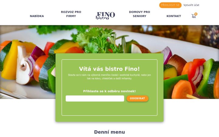 Screenshot of bistrofino.cz