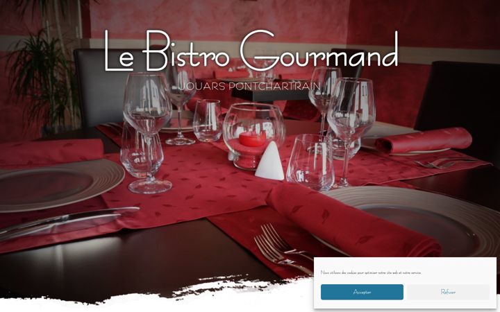 Screenshot of bistrogourmand.fr