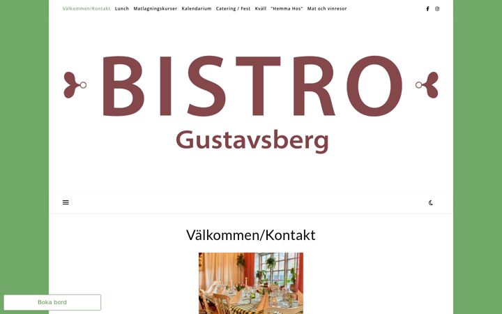 Captura de ecrã de bistrogustavsberg.se