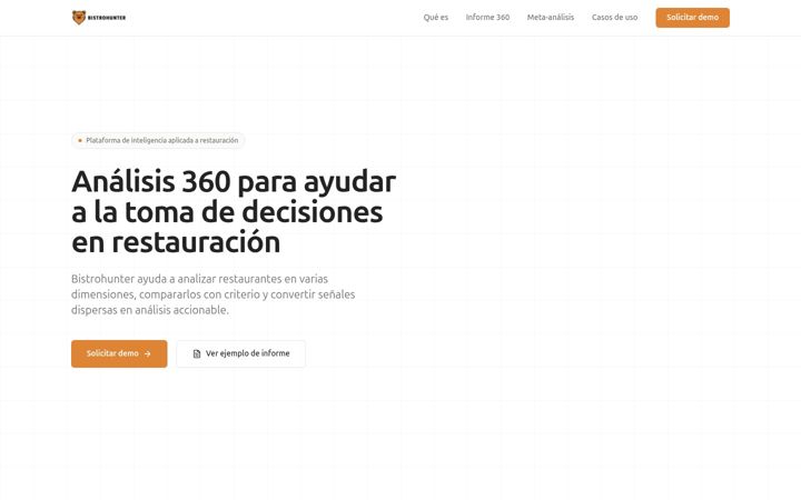 Screenshot of bistrohunter.com