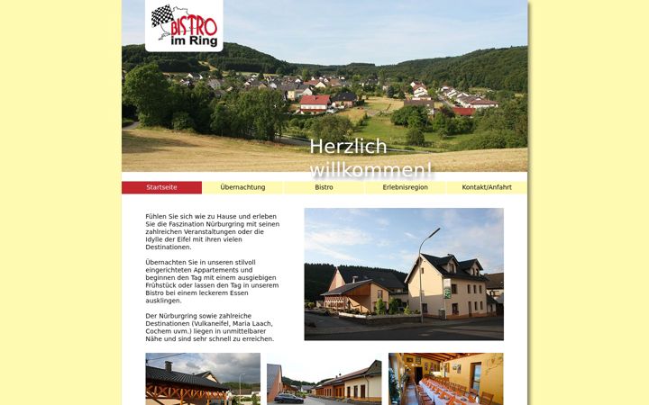 Screenshot of bistroimring.de