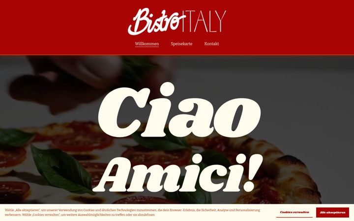 Screenshot of bistroitaly.de