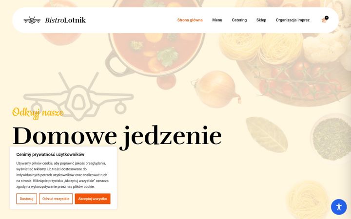 Screenshot of bistrolotnik.dfirma.pl