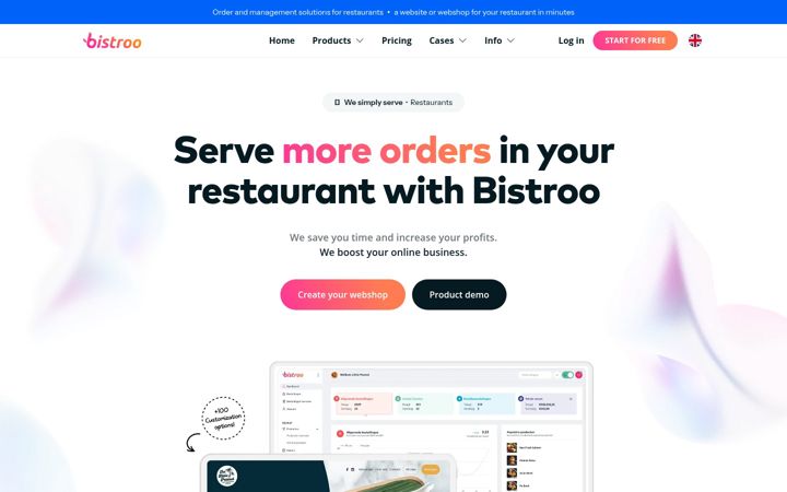 Ekrānuzņēmums no bistroo.com