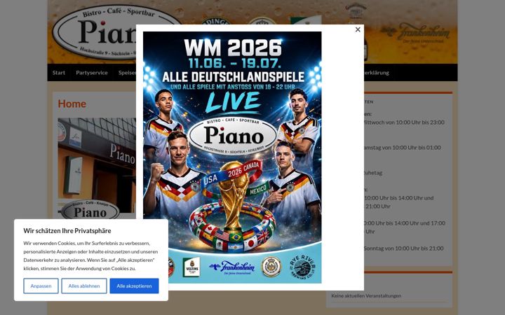 Screenshot of bistropiano.de