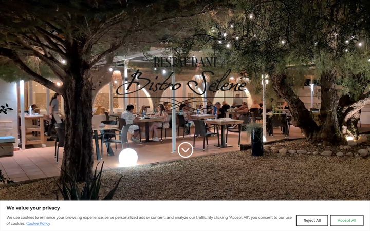 Screenshot of bistroselene.com