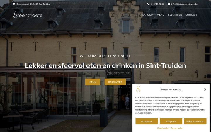 Screenshot di bistrosteenstraete.be