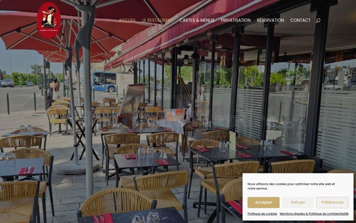 Screenshot of bistrot-de-flandre.fr