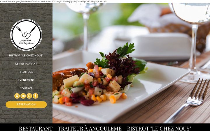 Screenshot of bistrot-le-chez-nous.fr